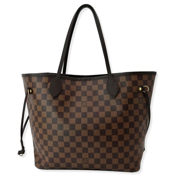 Louis Vuitton Handbags - LOUIS VUITTON  Neverfull MM Damier Ebene Tote Bag Brown